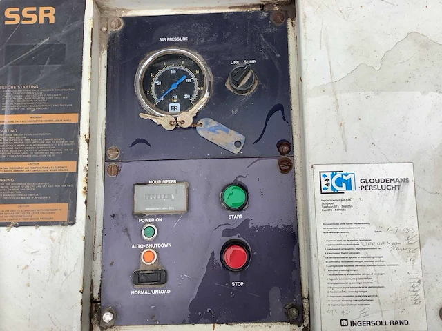 1999 ingersollrand ssr schroefcompressor - afbeelding 4 van  7
