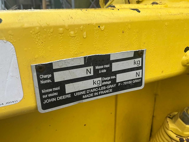 1999 john deere 630a gras pickup - afbeelding 10 van  17