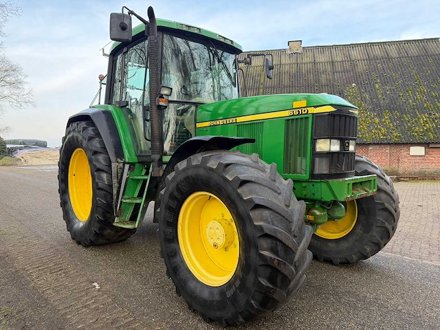 1999 john deere 6610 pq vierwielaangedreven landbouwtractor - afbeelding 9 van  12