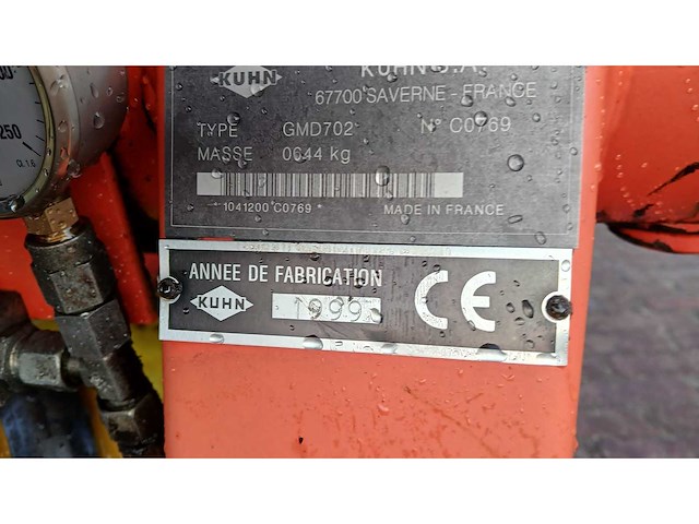 1999 kuhn gmd702 schijvenmaaier - afbeelding 7 van  10