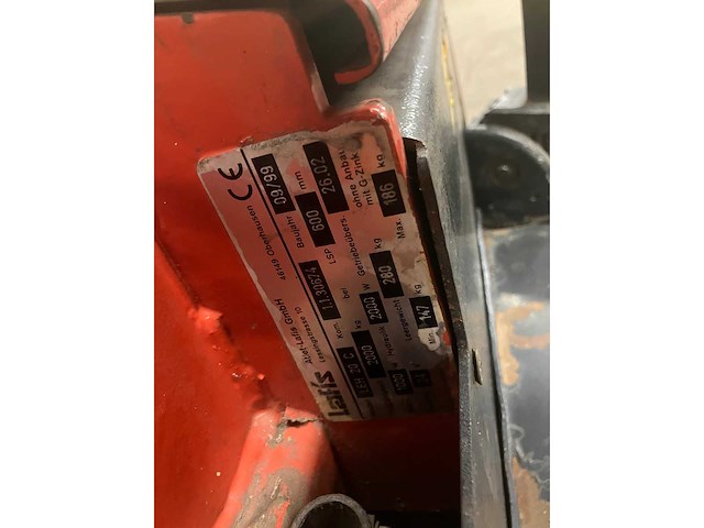 1999 lafis leh 20 c elektrische palletwagen - afbeelding 3 van  3