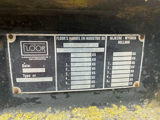 1999 lako fla-10-182s 3-assige volumebak – ca. 44 m³ – landbouwkenteken - afbeelding 24 van  31