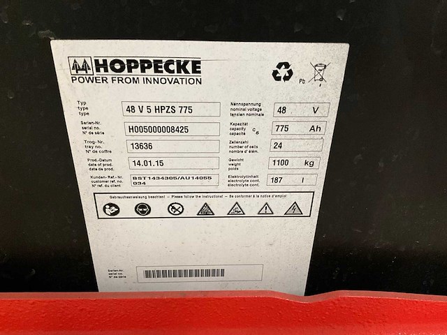 1999 linde e 18 p vorkheftruck - afbeelding 11 van  22