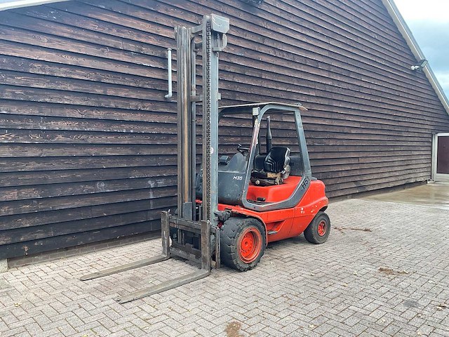 1999 linde h 35-03 vorkheftruck - afbeelding 1 van  7