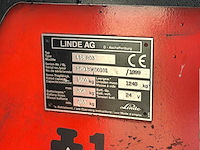 1999 linde l16 r03 elektrische zitstapelaar - afbeelding 2 van  10