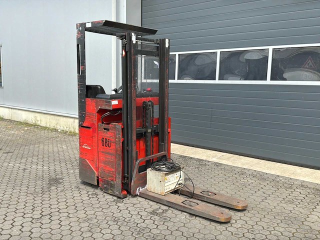 1999 linde l16 r03 elektrische zitstapelaar - afbeelding 1 van  10