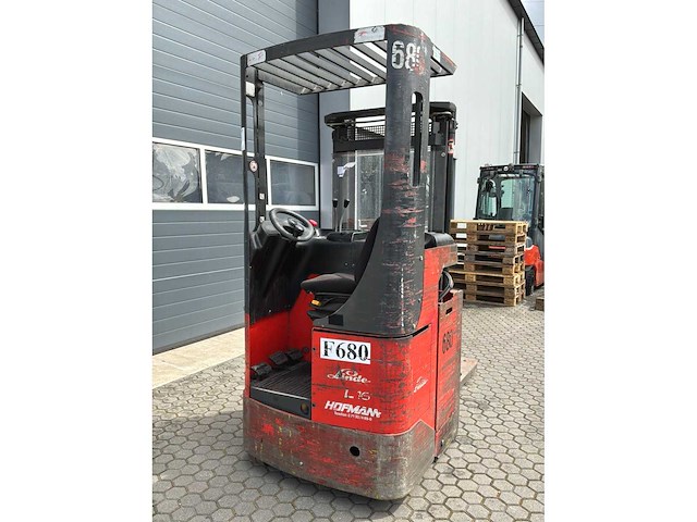1999 linde l16 r03 elektrische zitstapelaar - afbeelding 6 van  10