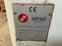1999 masterwood om340 pen/gatmachine (2x) - afbeelding 2 van  10