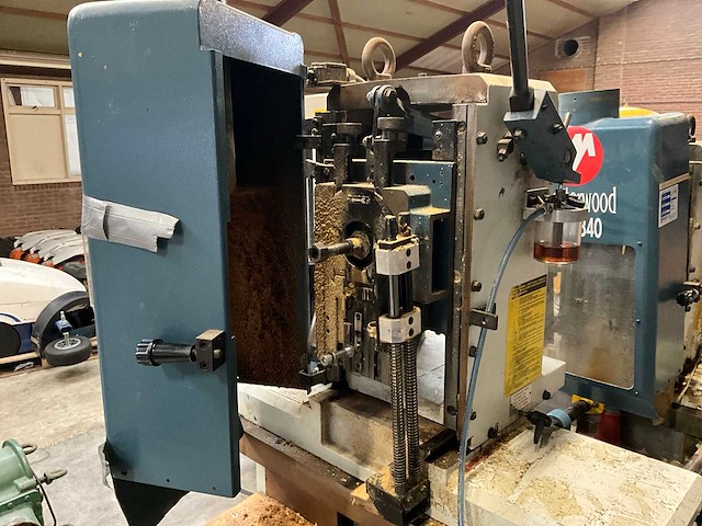 1999 masterwood om340 pen/gatmachine (2x) - afbeelding 7 van  10