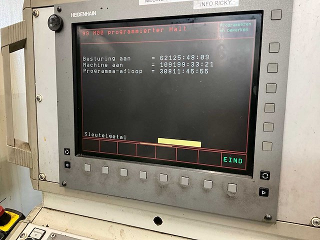 1999 matec 30hv cnc universele bewerkingscentra - afbeelding 14 van  14