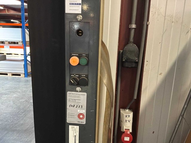 1999 maviflex openflex industriële snelloopdeur 2650x3350mm - afbeelding 4 van  8