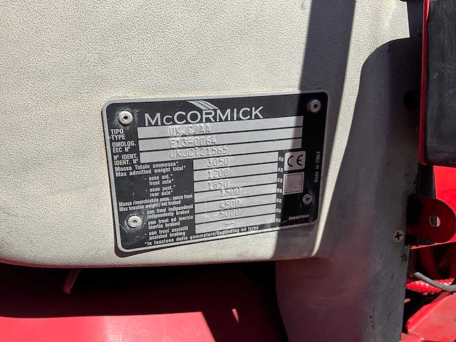 1999 mc cormick gx45h 4wd hydrostatische minitractor - afbeelding 28 van  31