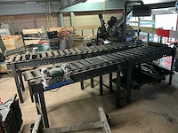 1999 mep shark 320 sxi duty horizontale lintzaagmachine met 2× rollenbaan - afbeelding 4 van  18