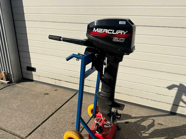1999 mercury 8 pk 2 takt langstaart buitenboordmotor - afbeelding 1 van  8