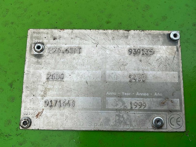 1999 merlo p26.6spt verreiker - afbeelding 19 van  26