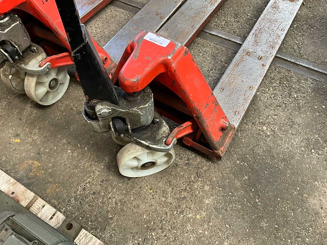 1999 motrac m 30 hand hydraulische palletwagen - afbeelding 3 van  4