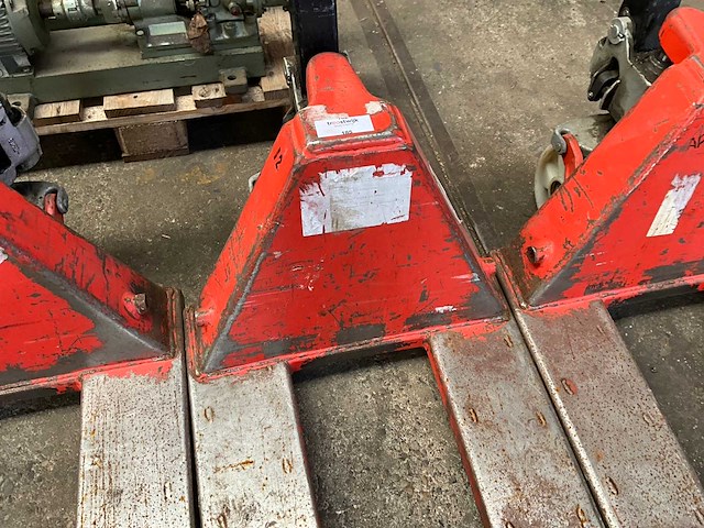 1999 motrac m 30 hand hydraulische palletwagen - afbeelding 3 van  6