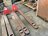 1999 motrac m 30 hand hydraulische palletwagen - afbeelding 3 van  7