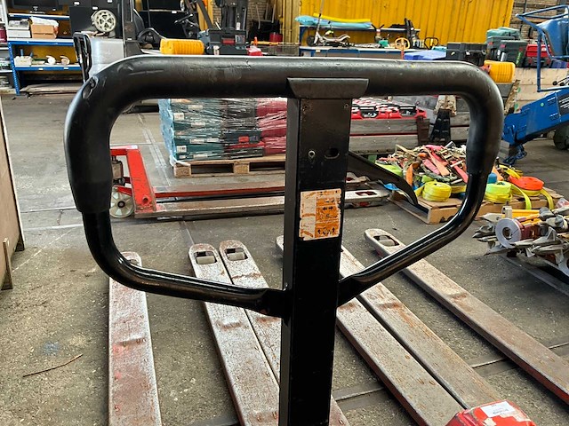 1999 motrac m 30 hand hydraulische palletwagen - afbeelding 2 van  2