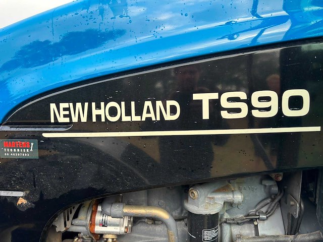 1999 new holland ts90 vierwielaangedreven landbouwtractor - afbeelding 23 van  25