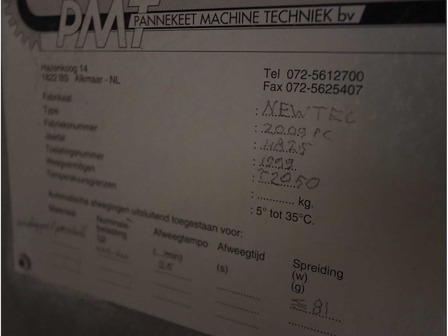 1999 newtec 2009pc multi weger - afbeelding 6 van  6