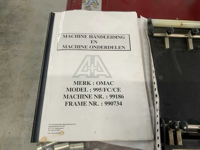 1999 omac 995 / fc / ce automatische elektronische multisnijder - afbeelding 6 van  7