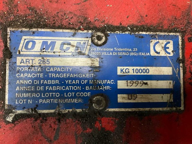 1999 omcn kg 10000 garagekrik - afbeelding 6 van  6