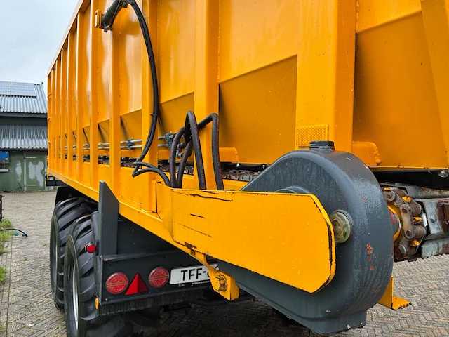 1999 onderstel joskin kettingband kipwagen silagekipper 25m2 - afbeelding 22 van  38