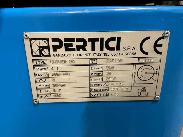 1999 pertici univer 50 cirkelzaagmachine - afbeelding 7 van  23
