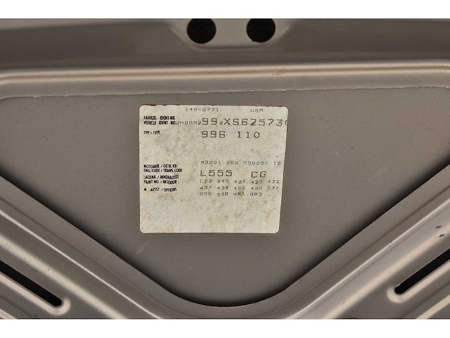 1999 porsche 996 (911) carrera coupe 3,4l - 1999 - btw auto - afbeelding 51 van  67