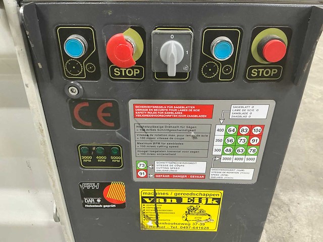 1999 robland z320 paneelcirkelzaagmachine - afbeelding 10 van  10