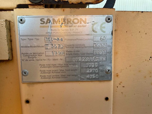 1999 sambron tec-ng t3570 verreiker - afbeelding 5 van  7