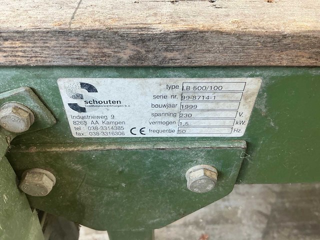 1999 schouten lb500/100 leesband - afbeelding 3 van  3