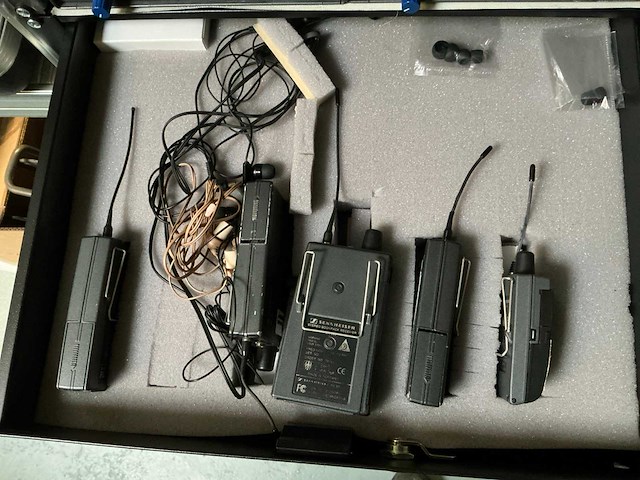 1999 sennheiser ew300g1 in-ear zender(2x) - afbeelding 2 van  5