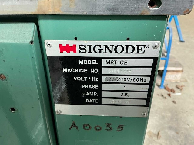 1999 signode mst-ce strapband apparaat - afbeelding 3 van  5