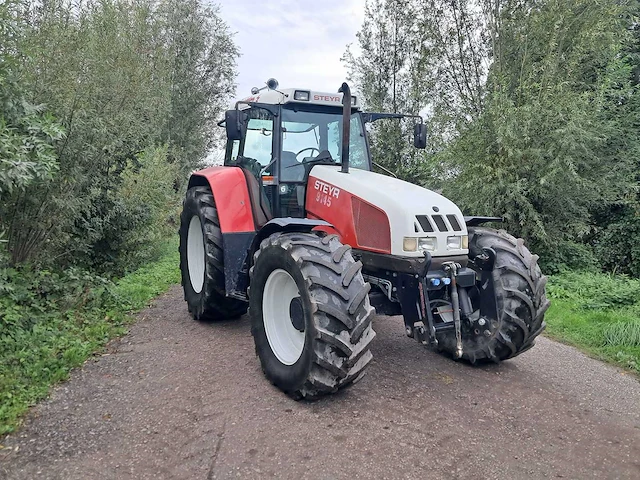 1999 steyr - 9145 - vierwielaangedreven landbouwtractor - afbeelding 3 van  18