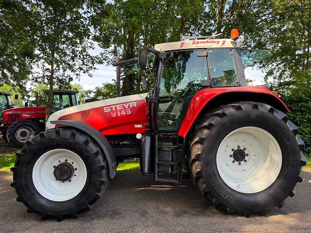 1999 steyr 9145 vierwielaangedreven landbouwtractor - afbeelding 8 van  15