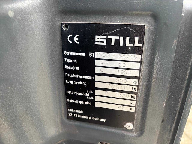 1999 still fm20 reach truck - afbeelding 12 van  13