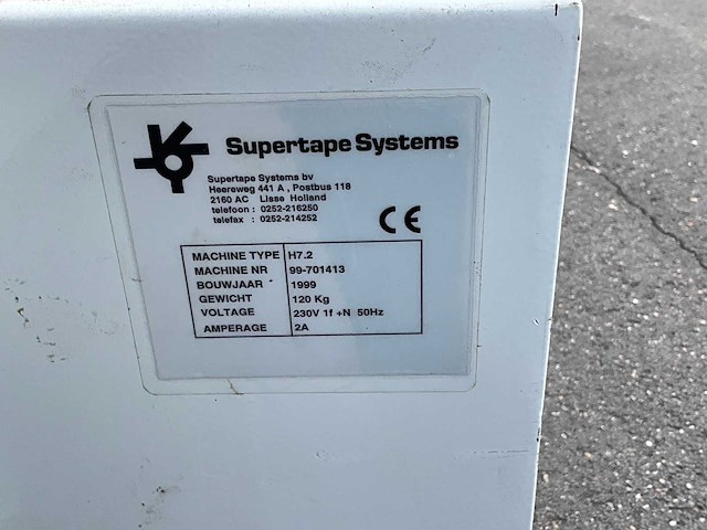 1999 supertape h7.2 dozensluitmachine - afbeelding 7 van  7