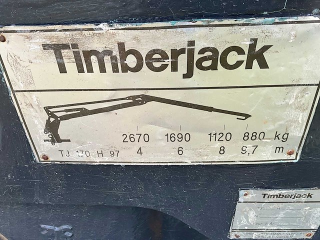 1999 timberjack 870b harvester - afbeelding 31 van  41