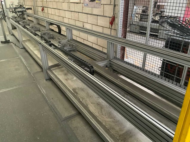 1999 trapo combiflex automatische pneumatische aluminium profiel boorinstallatie - afbeelding 5 van  12