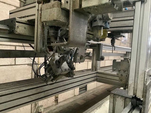 1999 trapo combiflex automatische pneumatische aluminium profiel boorinstallatie - afbeelding 7 van  12