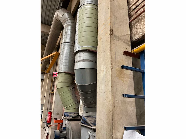 1999 univent enpu 565 filterafzuiginstallatie (2x) - afbeelding 3 van  8