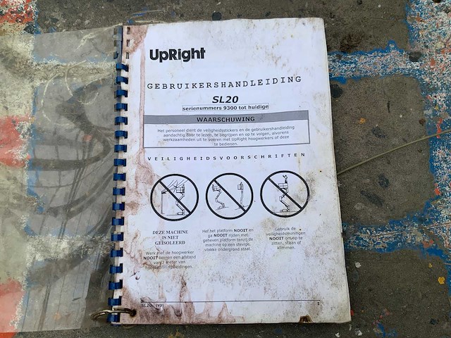 1999 upright sl20 hoogwerker - afbeelding 13 van  20