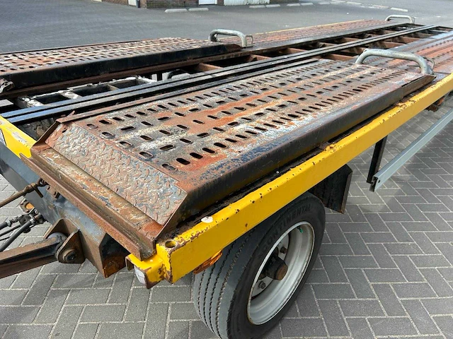 1999 van weel vw 6002 autotransporter – 6.000 kg – 3.580 kg laadvermogen – nl registratie - afbeelding 12 van  20