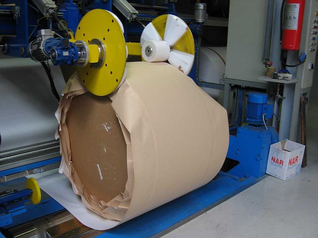 1999 voith 2-delige papierrollen-inpakstraat - afbeelding 1 van  46