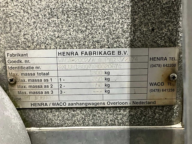 1999 waco pt paardentrailer - afbeelding 11 van  19