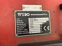 1999 webo mk15-29 vorkheftruck - afbeelding 15 van  18