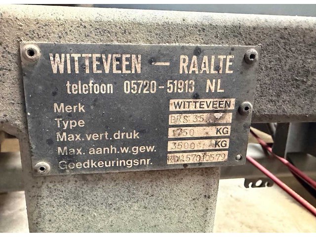 1999 witteveen schamel aanhanger - afbeelding 15 van  15