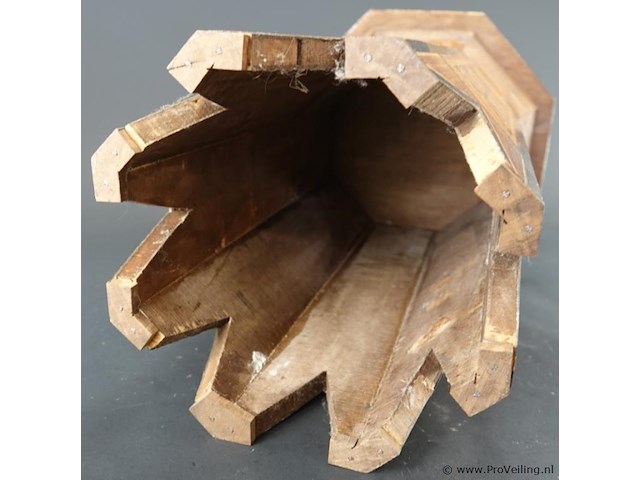 19e-eeuwse marokkaanse of syrische achthoekige bijzettafel geometrische marqueterie - afbeelding 5 van  5
